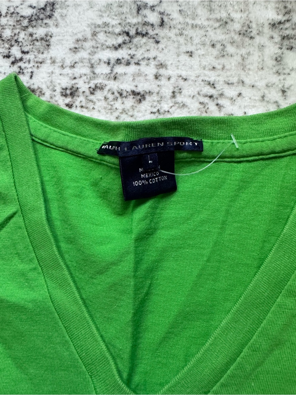 Ralph Lauren V-Neck Short Sleeve Tees - Pink, Green, Teal - Picture 3 of 8